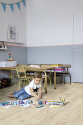 eiken verouderd tapis / parket vloer afwerking  MIDDEN GEROOKT | Extra grijs